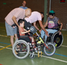 Imagen del desarrollo del taller de bicicletas adaptadas